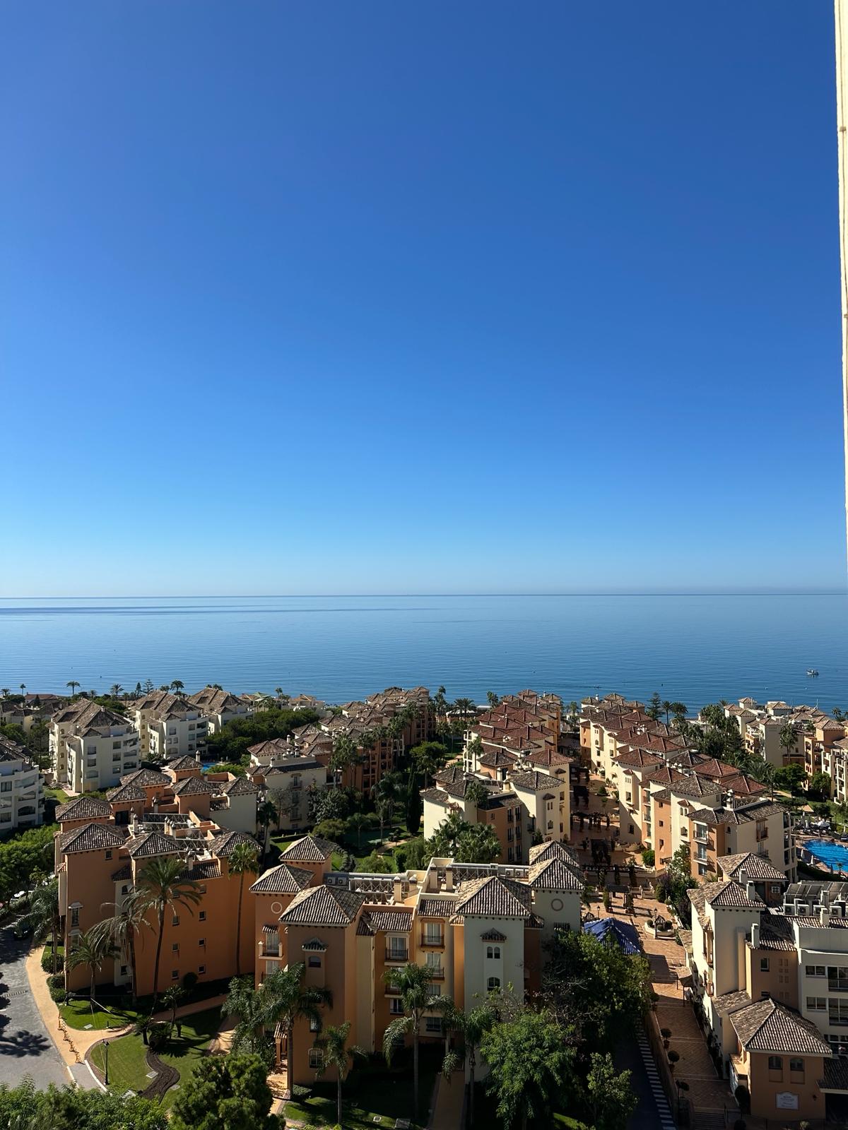 Bahía de Marbella coastline at golden hour